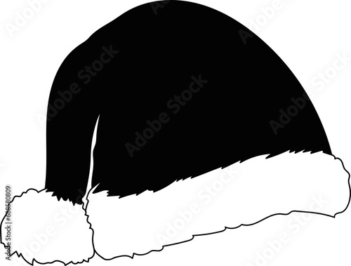 Santa Hat Outline