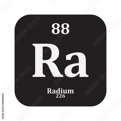 Radium chemistry icon