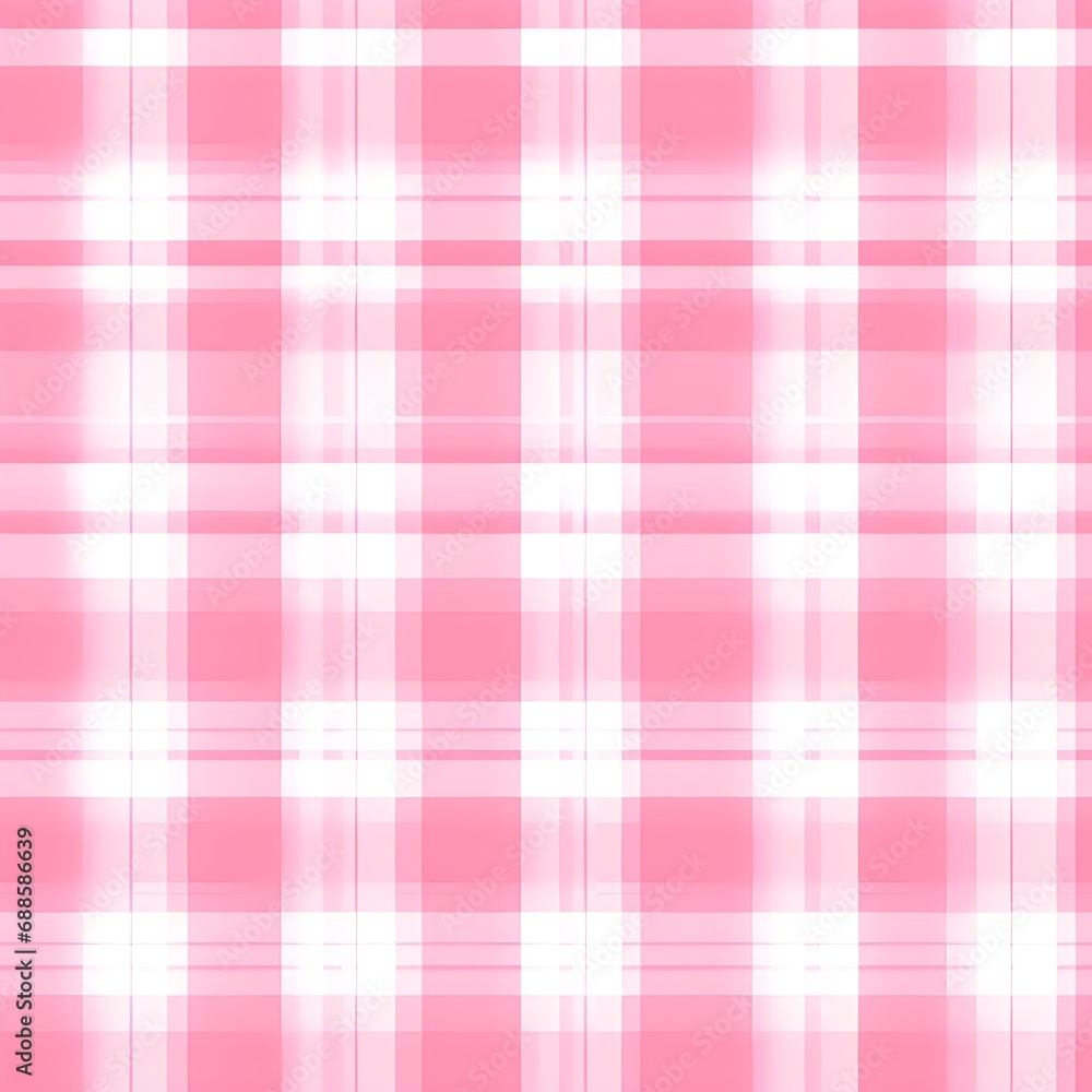 Gingham check plaid pattern in soft pink Gingham check plaid pattern in soft pink
