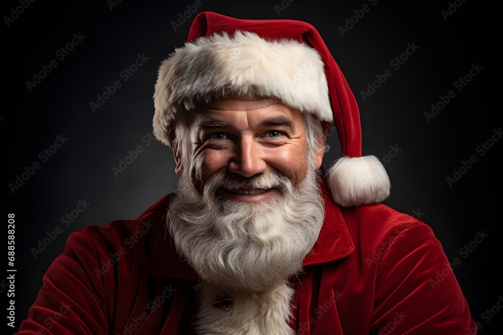 Elderly Man Dressed as Santa Claus Elderly Man Dressed as Santa Claus