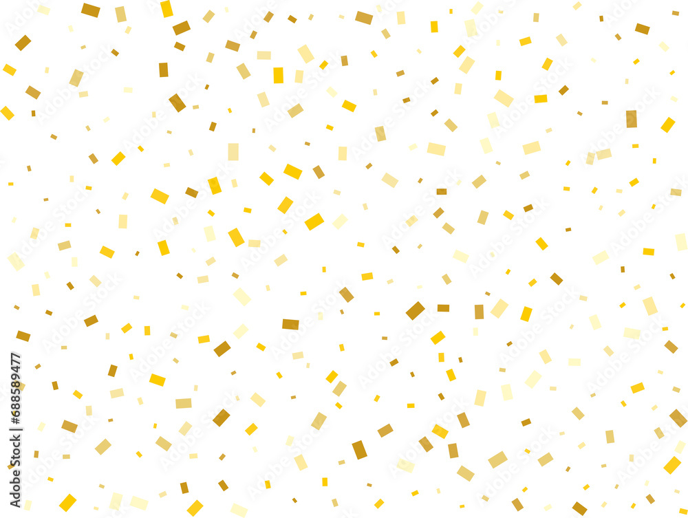 Modern Gold Rectangular Confetti Modern Gold Rectangular Confetti