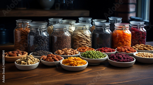 jars with vegetables