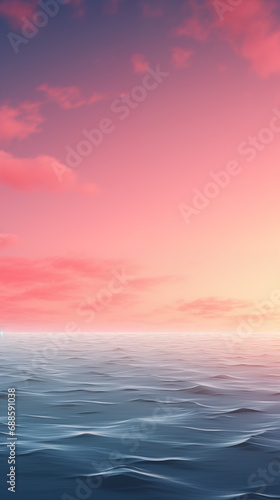 sunset over the sea