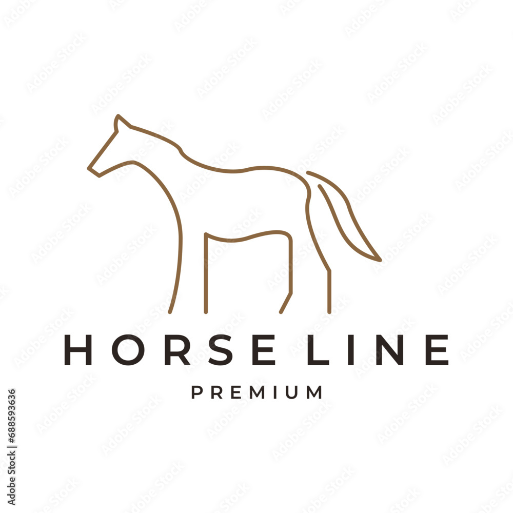 Horse Logo Vector Sign Symbol Icon Horse Logo Vector Sign Symbol Icon