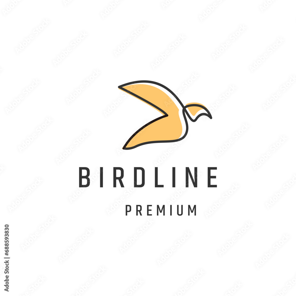 Bird Logo Vector Sign Symbol Icon Bird Logo Vector Sign Symbol Icon