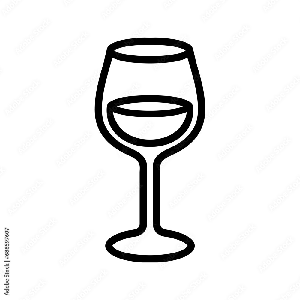 Vector contour black and white icon of cupcake with cherry and frosting. Sweet pastries. Holiday, birthday. Logo of a store, cafe, confectionery. Vector contour black and white icon of cupcake with cherry and frosting. Sweet pastries. Holiday, birthday. Logo of a store, cafe, confectionery.