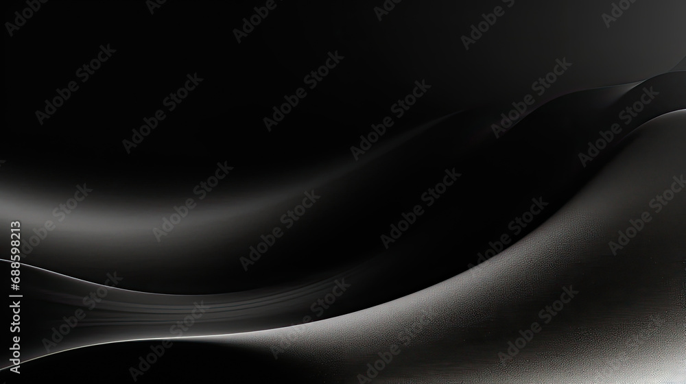 Abstract dark background. Silk satin fabric black color. Elegant background ,black friday. Soft wavy folds. Abstract Background with 3D Wave black white , Christmas, birthday, anniversary Abstract dark background. Silk satin fabric black color. Elegant background ,black friday. Soft wavy folds. Abstract Background with 3D Wave black white , Christmas, birthday, anniversary