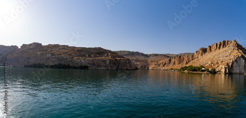Panoramic view of Rumkale Castle from Euphrates River. © Erman Gunes