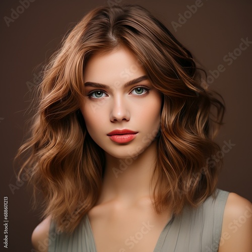 best woman hairstyle 2023, portrait fotography, high quality