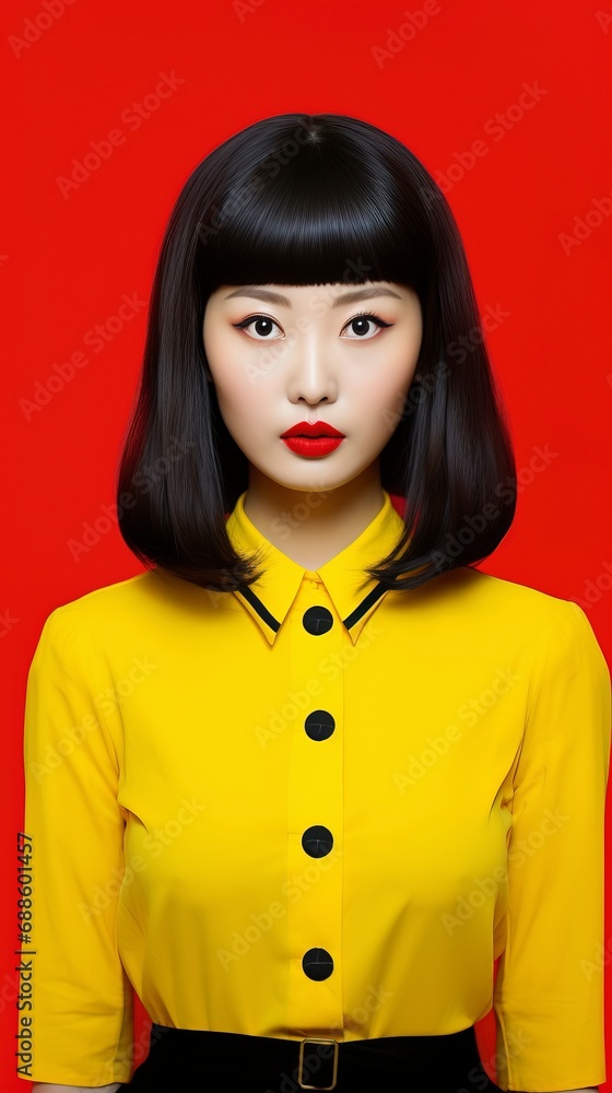 A Chinese person has two completely opposite Chinese personality traits at the same time, capture photography, pop art, generative ai A Chinese person has two completely opposite Chinese personality traits at the same time, capture photography, pop art, generative ai