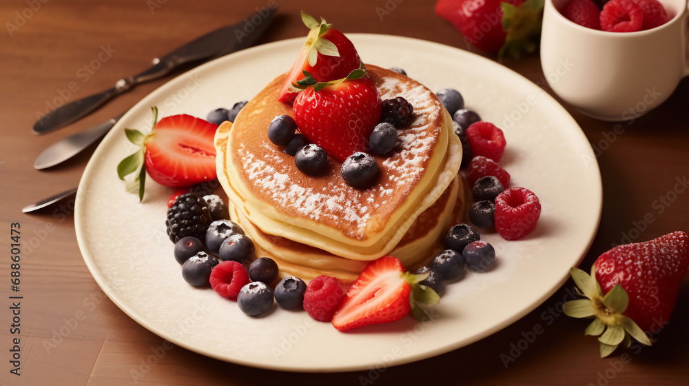 Delicious Pancakes, Generative AI Delicious Pancakes, Generative AI