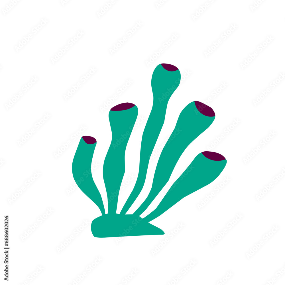 Underwater Plants Vector Illustration Underwater Plants Vector Illustration