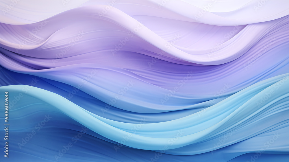 Fototapeta premium Purple Abstract Flowing Wave