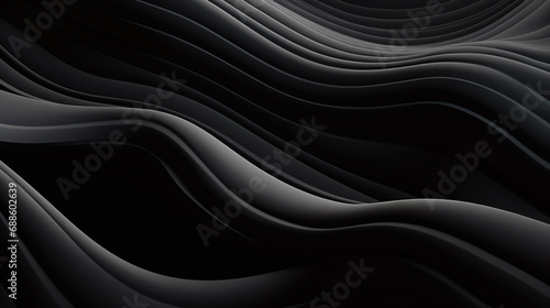 Black Abstract waves