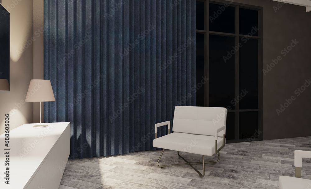 Modern meeting room. 3D rendering. Modern meeting room. 3D rendering.