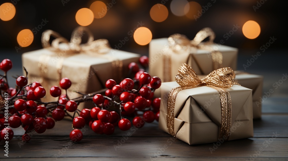 Christmas decorations and gifts