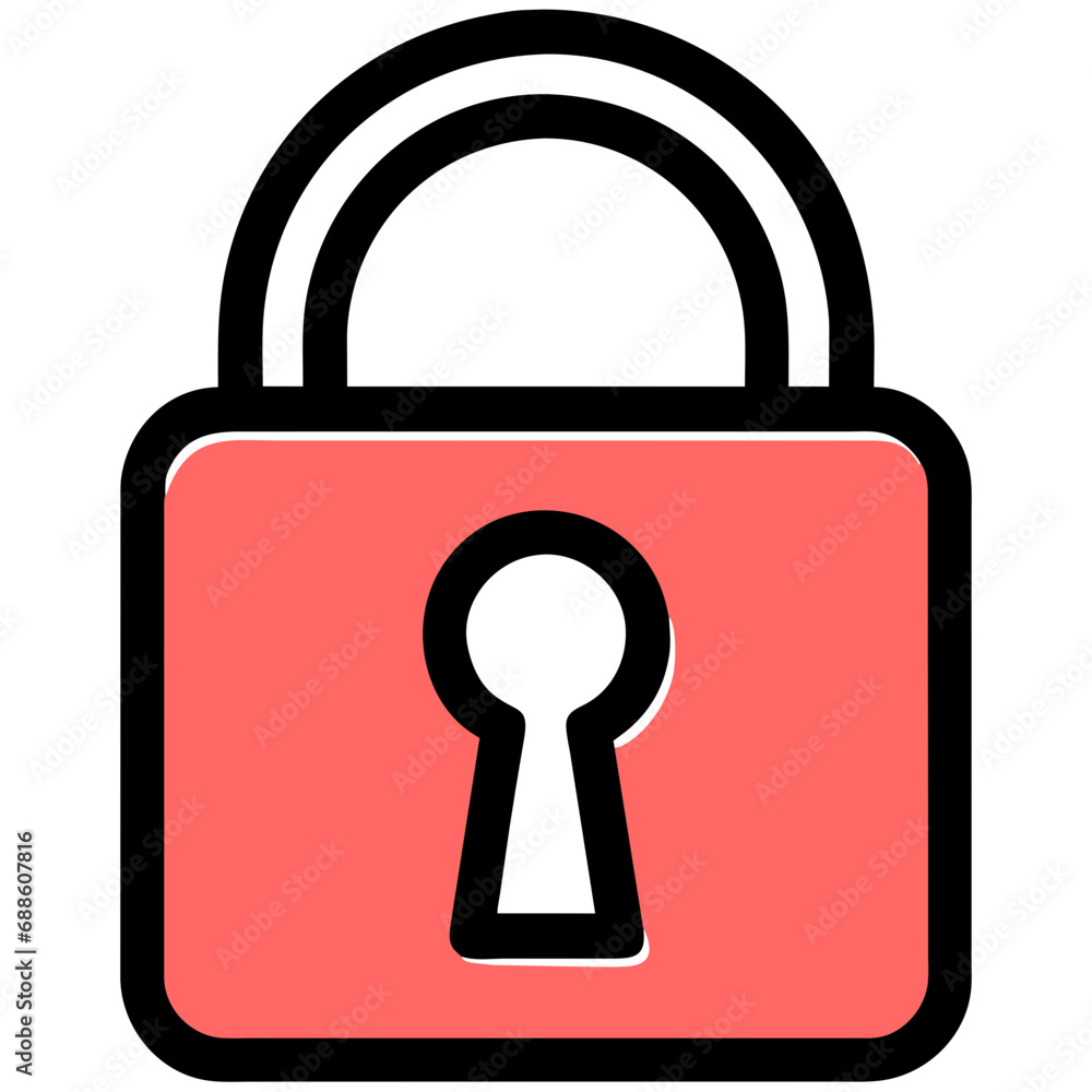 lock icon. padlock symbol lock icon. padlock symbol