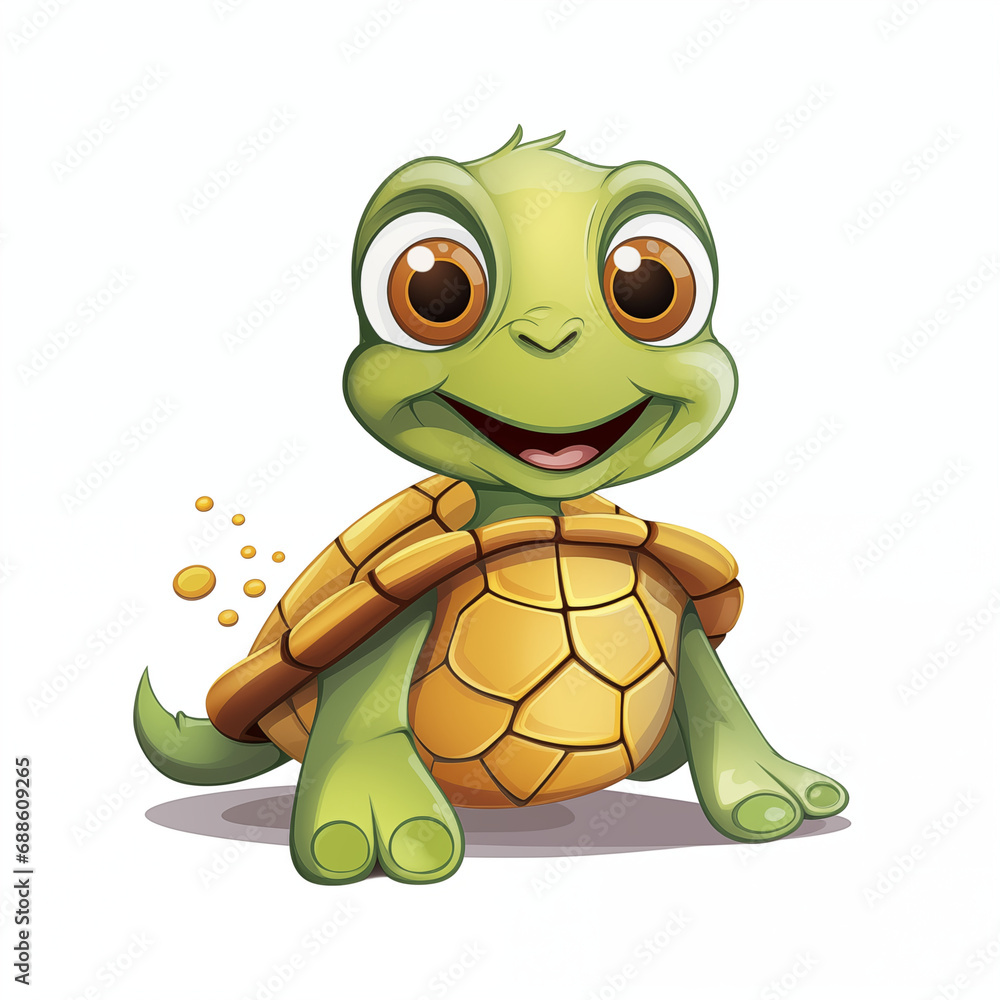 Fototapeta premium tortoise with a smile