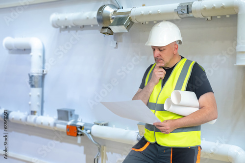 Factory technologist. Man e...