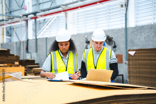 Professional worker team in...