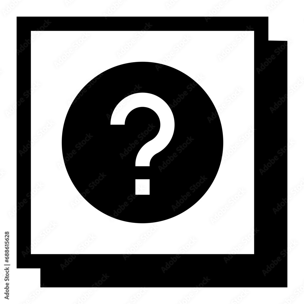 Help Essential Interface Icon on Neo Brutalism Style Help Essential Interface Icon on Neo Brutalism Style