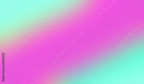Abstract colorful background with gradient background with strong noise effect. Color gradient, ombre. waves, a soft transition. Purple turquoise, bright, neon