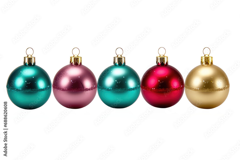 balls christmas isolated on white balls christmas isolated on white