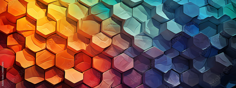 A high-detail abstract background featuring a complex network of interconnected hexagons A high-detail abstract background featuring a complex network of interconnected hexagons