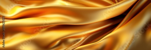 Golden Textured Brocade Cloth Background Close , Banner Image For Website, Background, Desktop Wallpaper