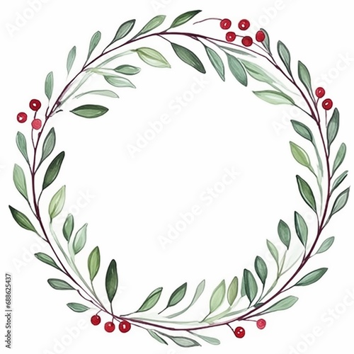 colorful and circular wreath wreath