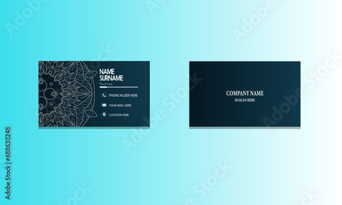 mandala buiness card design template
