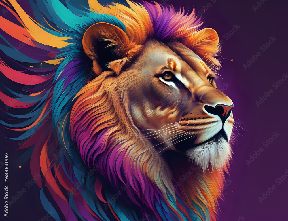 Löwe, König der Savanne