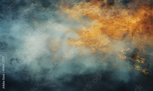 Abstract Art: Orange and Blue Textured Background for Graphic Design Inspiration
