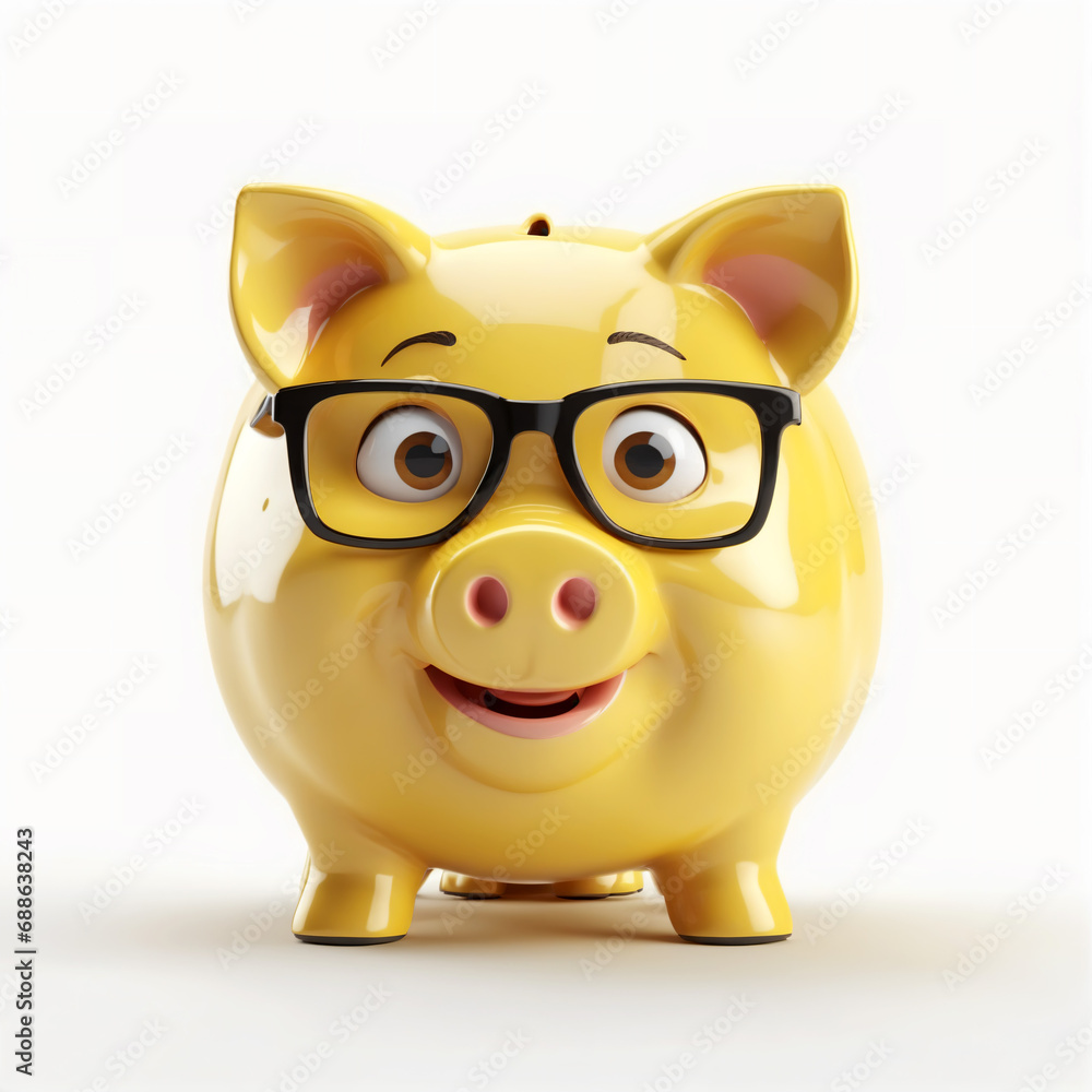 Piggy bank isolated on white background Piggy bank isolated on white background