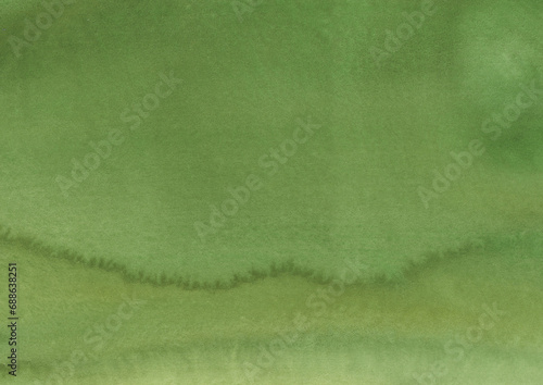 紙の質感のある渋い黄緑色の水彩の背景素材