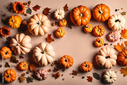halloween candy and pumpkin