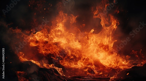 Fire and Flames. Dance of fire and flames. Captivating. Hell sets loose.