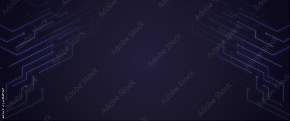 symmetrical isometric electronic circuit line path with copy space, futuristic vector illustration for tech, background, graphic