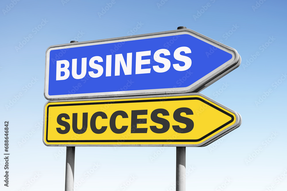Business success, symbolic image Business success, symbolic image