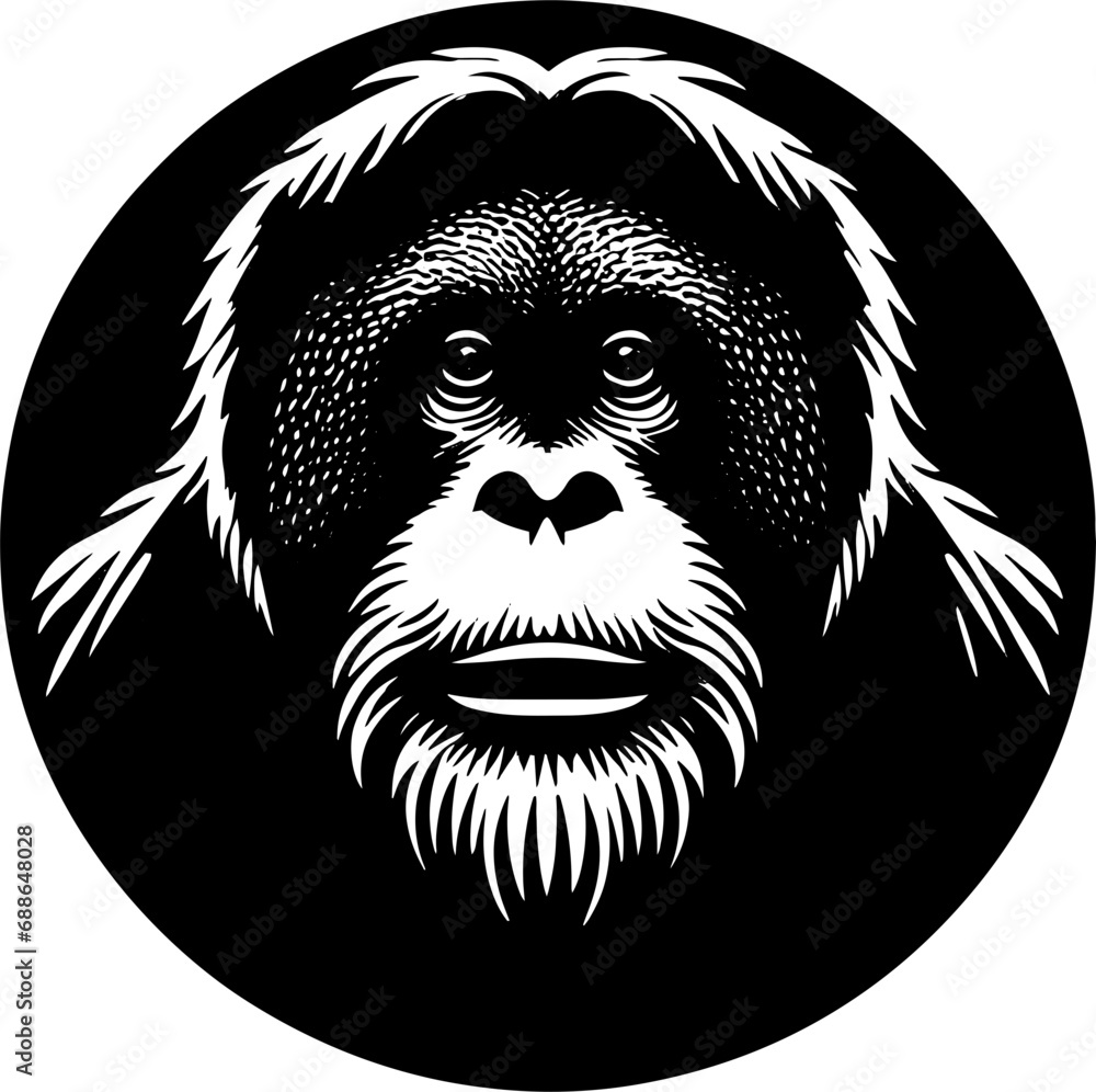 Fototapeta premium Orangutan icon 14