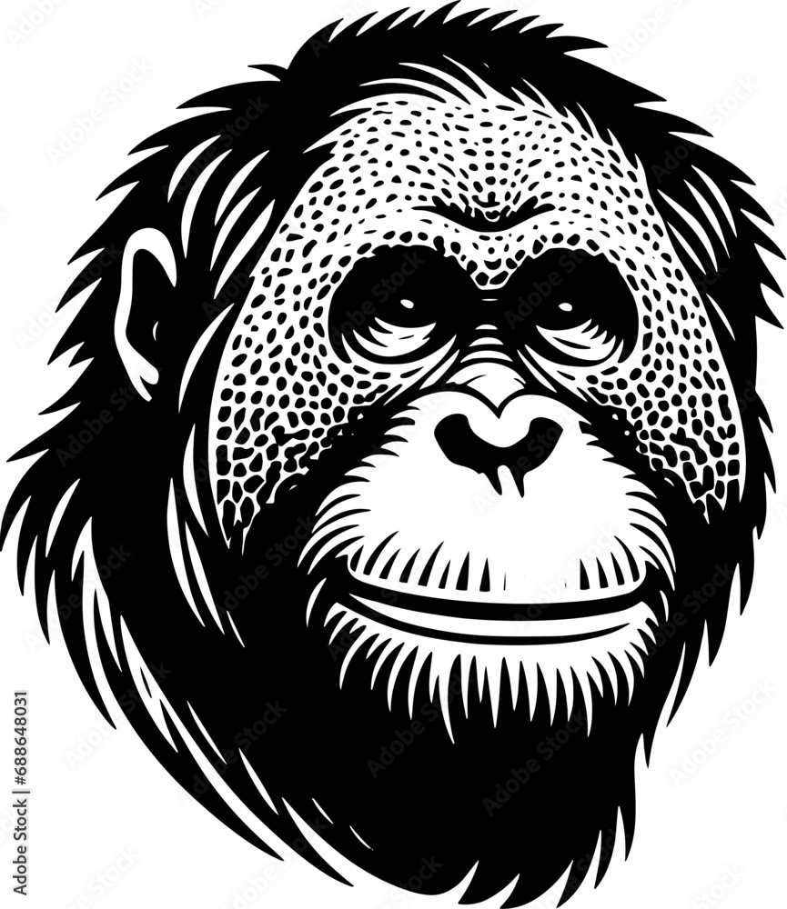 Fototapeta premium Orangutan icon 12