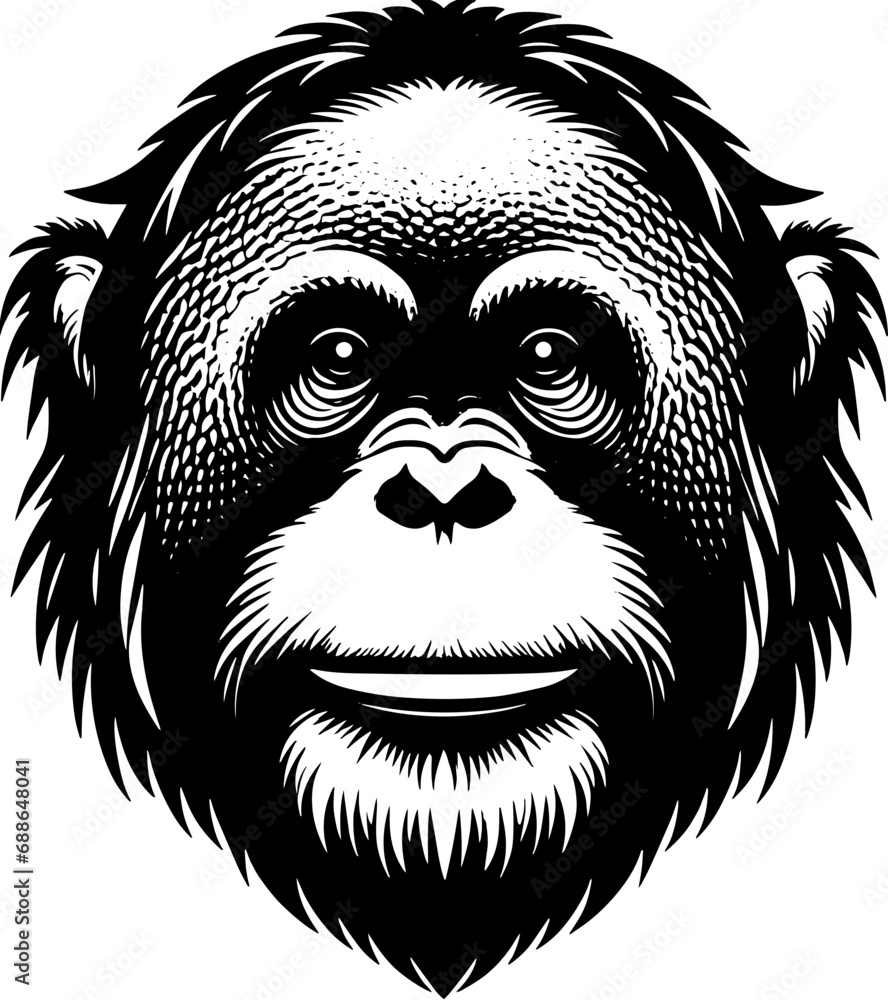 Obraz premium Orangutan icon 6