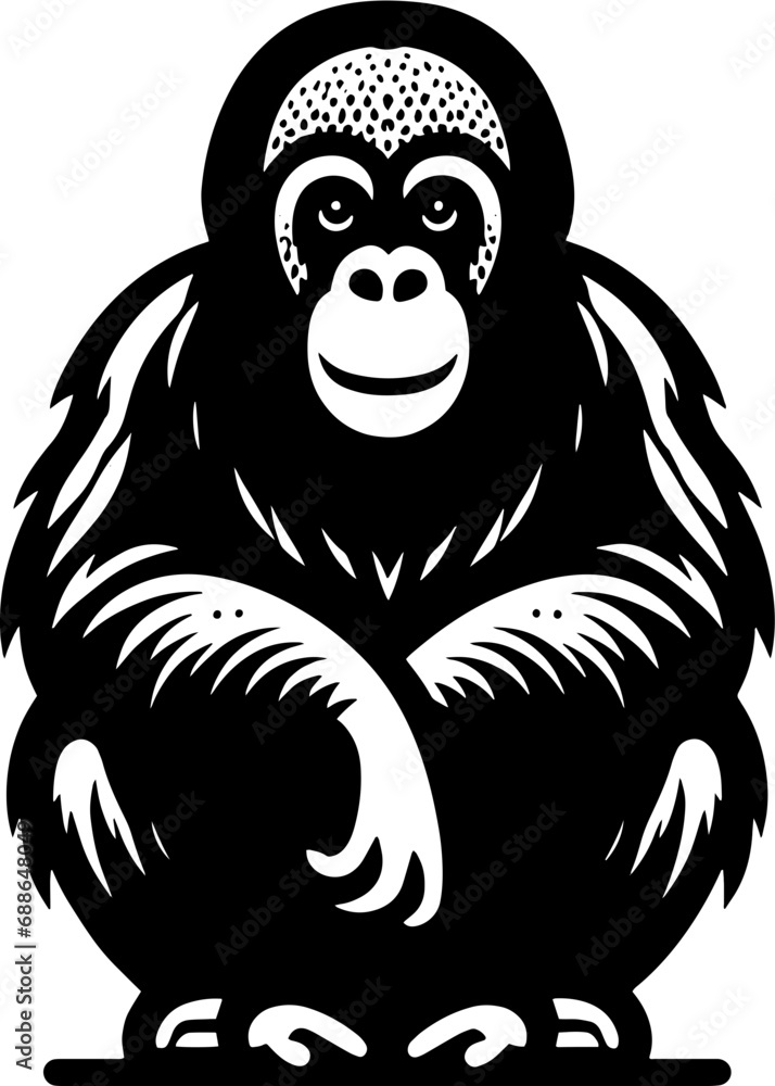 Obraz premium Orangutan icon 5