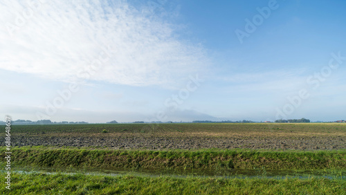 Agricultural fields near Blije, the Netherlands