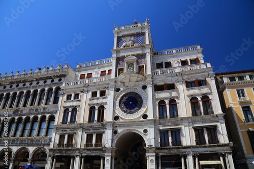 Astronomical clock in Saint Mark's Square, Venice photo