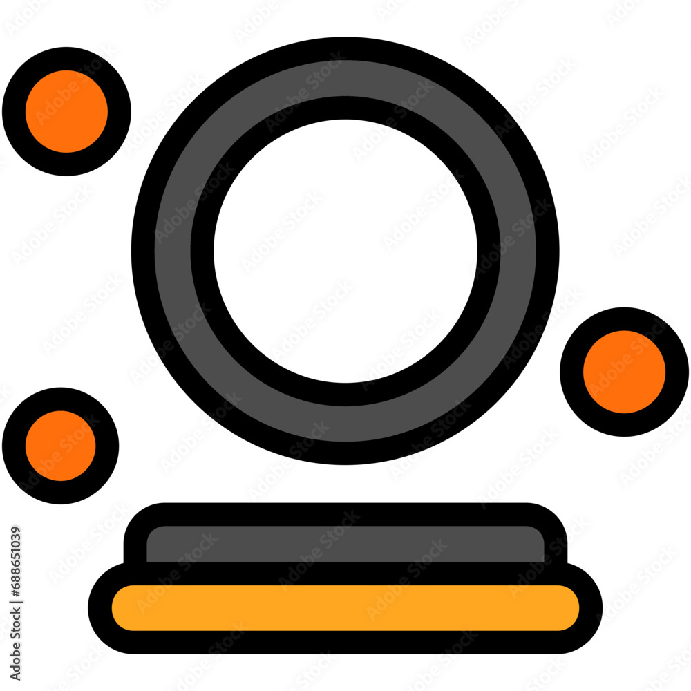 Fire Hose Coupling Gasket Icon