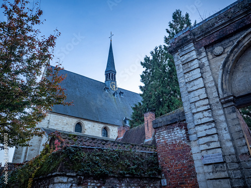 Beautiful university city of Lovaina, Belgium photo