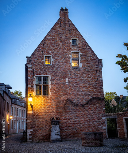 Beautiful university city of Lovaina, Belgium photo