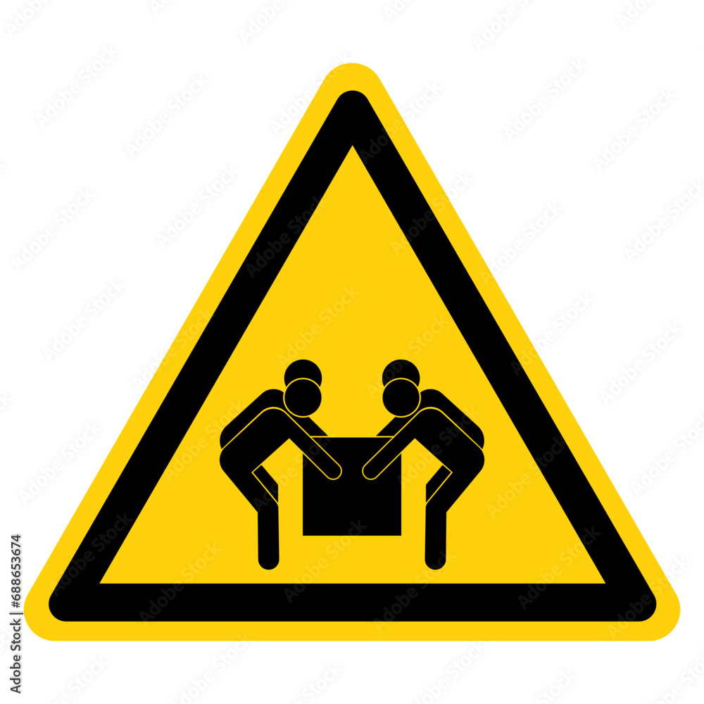 Use Four Person Lift Symbol Sign,Vector Illustration, Isolated On White Background Label. EPS10 Use Four Person Lift Symbol Sign,Vector Illustration, Isolated On White Background Label. EPS10
