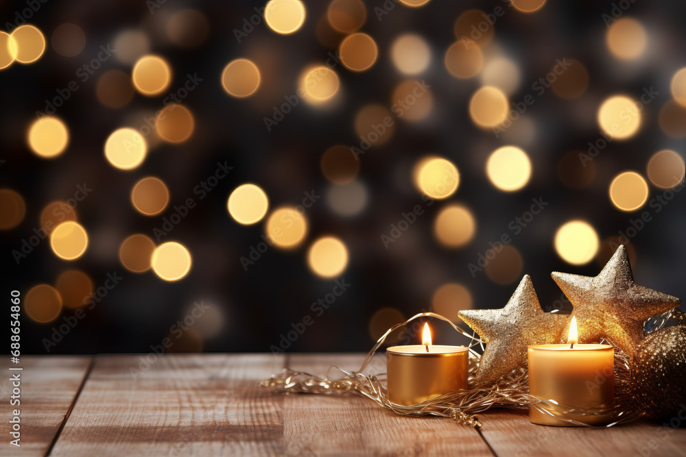 Beautiful Christmas tree decorated banner with blank space for text Beautiful Christmas tree decorated banner with blank space for text